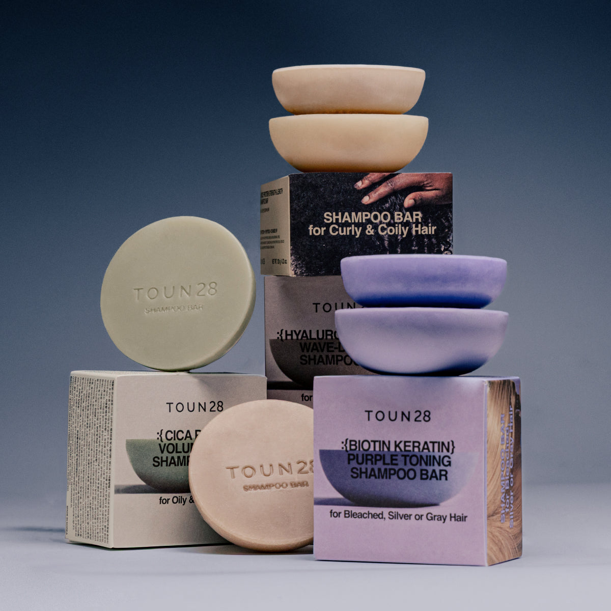 TOUN28 Rice Protein Strength & Length Shampoo Bar + Conditioner Bar