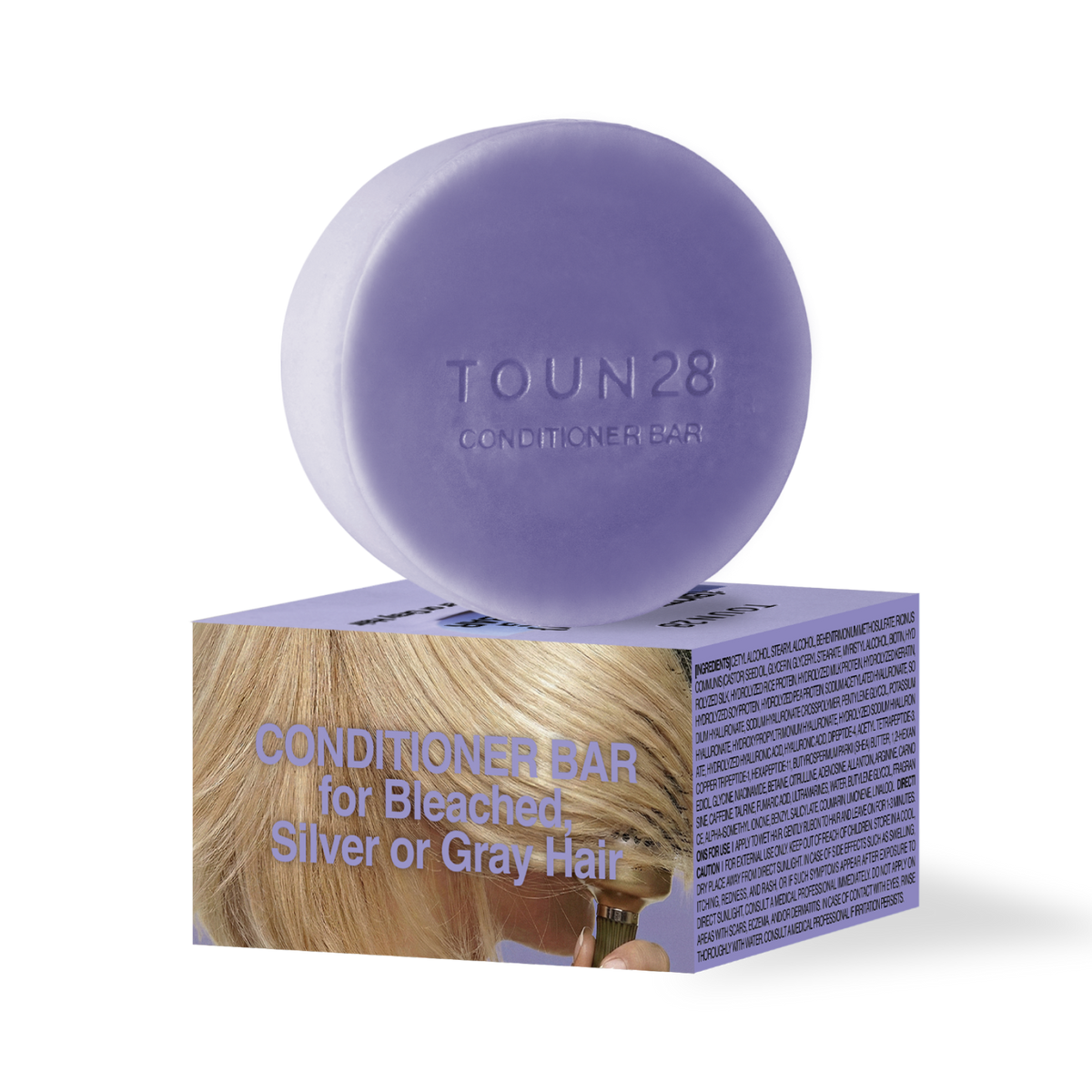 TOUN28 Biotin Keratin Purple Toning Conditioner Bar