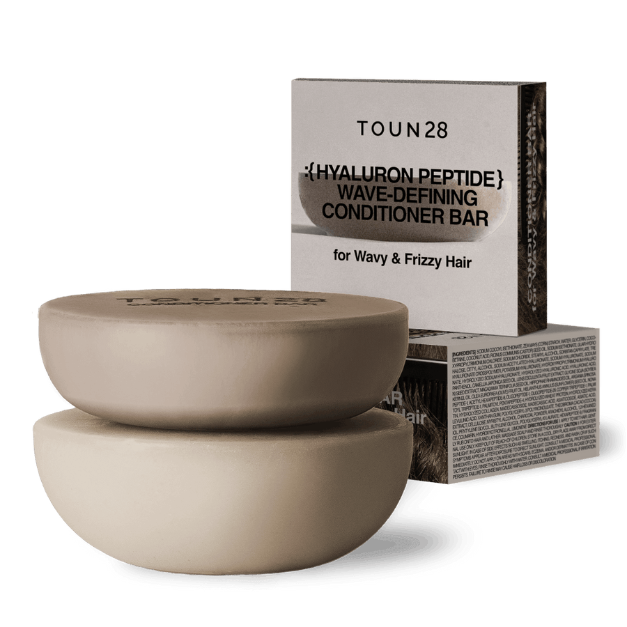 TOUN28 Hyaluron Peptide Wave Defining Shampoo Bar + Conditioner Bar