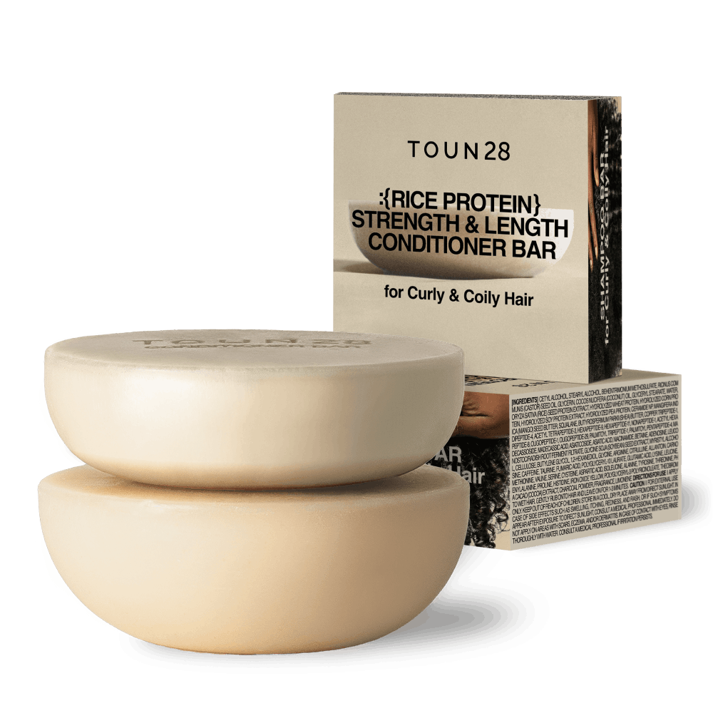 TOUN28 Rice Protein Strength & Length Mini Shampoo & Conditioner Bar SET
